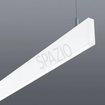 Spazio 3976.30.31 Chiara 1200Mm Up and down lighting profile in aluminium, opal oplycarbonate diffuser White