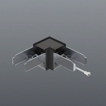 Spazio 3994.90D.30 X-System - 90 degrees corner joint for use with the X-System Linear Black