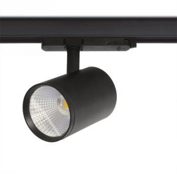 Spazio Track Light 4136.3030, 4136.3031 Viso 4 Wire Adjustable 4 Wire LED track spot made up of aluminium, 90° Tilt, 355° Rotation, 36° Beam 3000K 40W (Multiple Colours/Finishes)