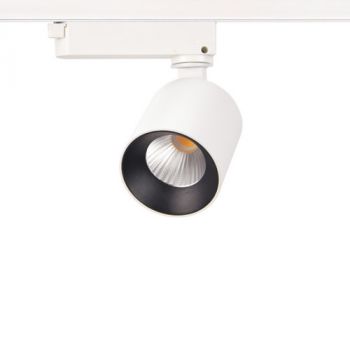 Spazio Track Light WYN-4137.2030.31T3 New York 20W 3 Wire track Aluminium Polycarbonate 3000K White