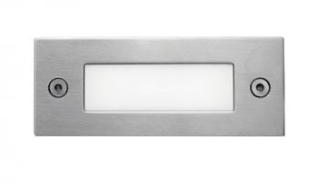 Spazio Wall Light 4472/3038, 4472/4038 Rect Plain Small 3000K Footlight 0.84W (Multiple Colours/Finishes)