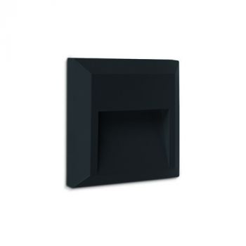 Spazio Wall Light 4487.4.30, 4487.4.50 Ozo Square Downface 1.5W - CTC 3000K - 6500K Selectable (Multiple Colours/Finishes)