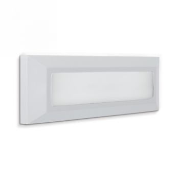 Spazio Wall Light 4487.5.31 Ozo Slim Plain - Ctc 3.8W White Colour Temperature Changing Led Footlight
