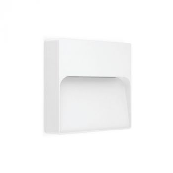 Spazio Wall Light 4495.3.40.31 Intake Square 4000K 8W White