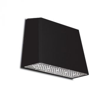 Spazio Wall Light 4516.7040.30 Exterior Downfacing Wall Fitting With Aluminium Body And Polycarbonate Diffuser