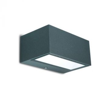 Spazio WYN-4519.30.52 Zelda LED Medium Outdoor Wall Light 3000K 9W Anthracite