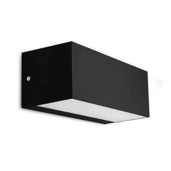 Spazio Outdoor Wall Light WYN-4524.12.30 Mite Large CTC 3000K - 6500K Selectable 12W Black