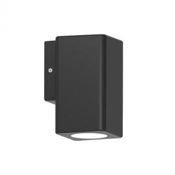 Spazio Outdoor Wall Light 4531.2.30, 4531.2.31 Ryka Square 1L Down Outdoor Wall Light 50W (Multiple Colours/Finishes)