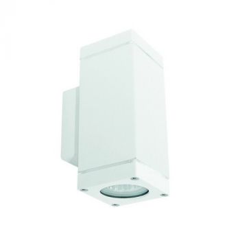 Spazio Outdoor Wall Light 4533.2/31 Phalt Twice Outdoor Wall Light 2 x 50W White