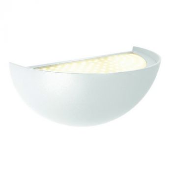 Spazio Wall Light 4541.30.31, 4541.40.31 Moon Wall fitting with die-cast aluminium body and frosted glass diffuser 8W (Multiple Colours/Finishes)