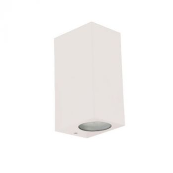 Spazio WYN-4543.2.31 Block 2 Outdoor Wall Light 2 x 10W White