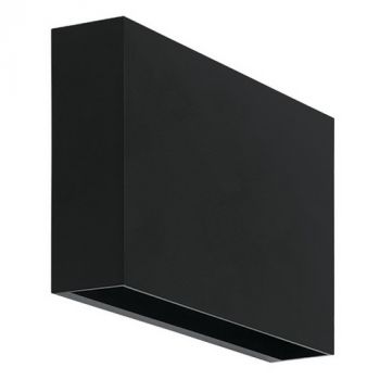 Spazio WYN-4549.1.4030 Capri Up And Down Exterior wall fitting 4000K 12W Black