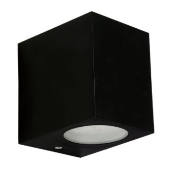 Spazio Outdoor Wall Light WYN-4556.1.30 Block P Downface wall fitting 10W Black