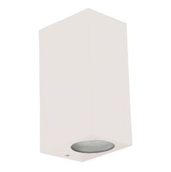 Spazio Outdoor Wall Light 4556.2.31, 4556.2.50, 4556.2.30 Block P Up and Down wall fitting 2 x 10W 2 X 10W (Multiple Colours/Finishes)