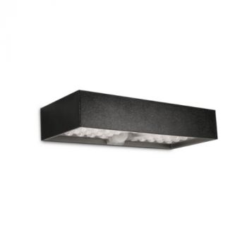 Spazio Outdoor Wall Light 4603.3030 Sunmite Solar Wall Fitting With Abs Body And Polycarbonate Diffuser Black