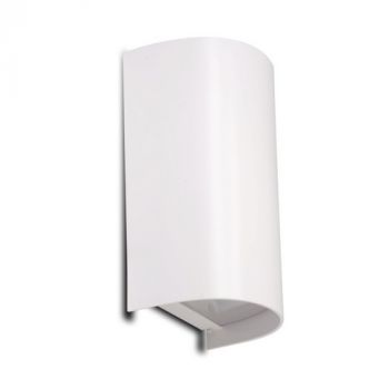 Spazio Wall Light WYN-4606.2.31 Evok 2 Light Downfacing Exterior Wall Fitting With Polycarbonate And Abs Body And Polycarbonate Diffuser White