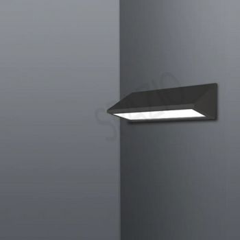 Spazio 4617.30, 4617.31 Angolo Exterior, 3CCT, LED footlight with polycarbonate and ABS body and pollycarbonate diffuser (Multiple Colours/Finishes)