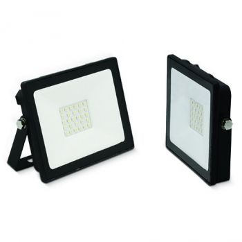 Spazio Floodlight 4647.20.40.30 KMT 20W aluminium body with tempered glass diffuser 4000K Black