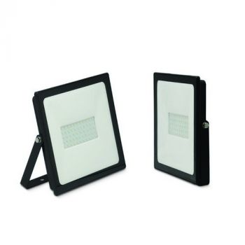 Spazio Floodlight 4647.50.40.30 KMT 50W aluminium body with tempered glass diffuser 4000K Black