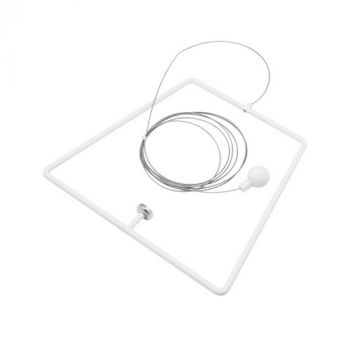 Spazio 4670.SUSP.31 Suspension kit for Slender rechargeable (Optional Slender suspension system) White