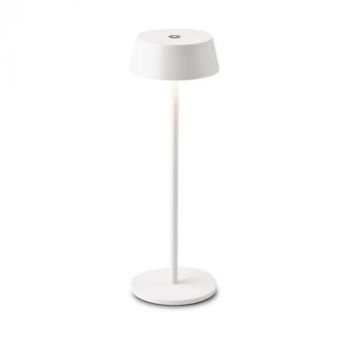 Spazio WYN-4672.3031 Lola 2W White Rechargeable, Dimmable Table Lamp