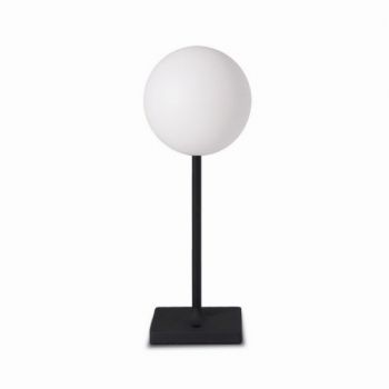 Spazio Table Lamp 4676.3030, 4676.3031 Pop Rechargeable Table Fitting With Die-Cast Aluminium Body And Polyethylene Shade