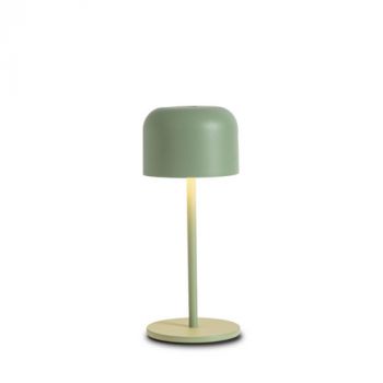 Spazio Table Lamp 4678.3036 Sushi 2W Rechargeable, touch dimmable table Fitting with aluminium body Verdino