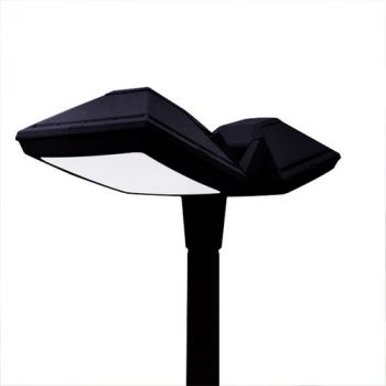 Spazio Street Light 4P2.000.G20.AYD4K Rosa 2 Light pole top with shockproof resin body For 60mm pole entry 8x10W Black
