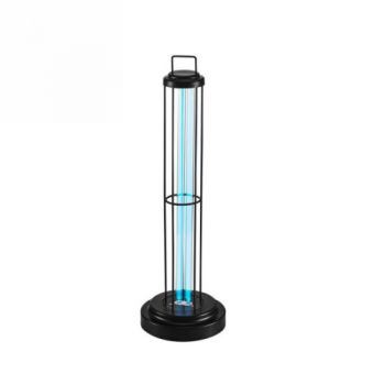 Spazio Table Lamp 5001.02 Virustron 2 Ultraviolet Gemicidal Lamp With Aluminium Body And Quartz Tube Disinfection Rate Utilising Uvc And Remote Control With 3 Time Settings