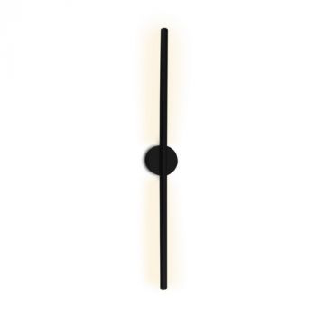 Spazio Wall Light WYN-5242.30 Hidra Decorative, Ip44 Rated, Led Wall Fitting With Metal And Aluminium Body And Silicone Diffuser Black