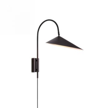 Spazio Wall Light 5250.30, 5250.10 Arum Interior, Decorative Wall Fitting With Metal Body And Adjustable Metal Shade IP20 (Multiple Colours/Finishes)