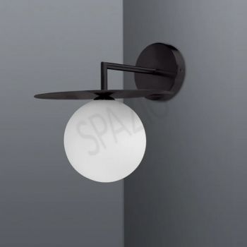 Spazio 5259.30 Senna Interior, decorative wall fitting with metal body and glass orb shade 