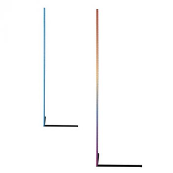 Spazio Floor Lamp 5283 Anglé Floor Fitting Made Up Of Aluminium With Polycarbonate Diffuser Rgb Functionality And Dimming Controlled With Remote Control Included