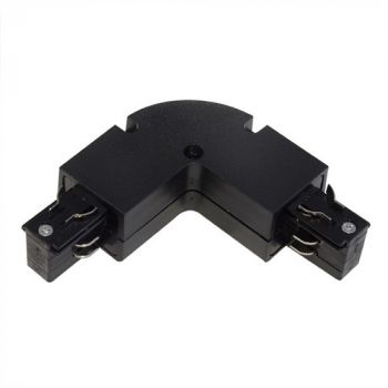 Spazio Track Light 7402.CJ.30, 7402.CJ.31 Corner joint for 4 wire square Track (Multiple Colours/Finishes)