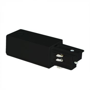 Spazio Track Light 7402.LE.30, 7402.LE.31 Live end for 4 wire square Track (Multiple Colours/Finishes)