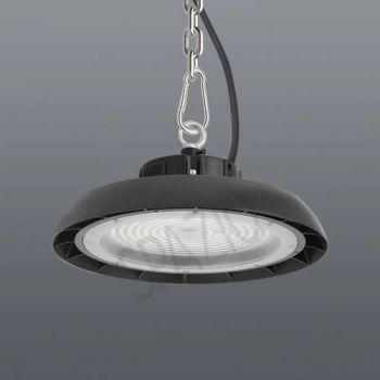 Spazio 7809.200.30 Contract Ufo 3Cct High Power industrial, dimmable high bay. 100W, 150WV and 200W load adjustable Black