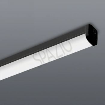Spazio Under Counter lights 7827.0130 FastBat CTC Colour temperature changing, LED batten with a metal body and polycarbonate diffuser Black, Opal