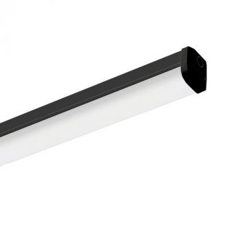 Spazio 7827.0230 Fastbat 3Ctc 60W CTC, Led Batten With A Metal Body And Polycarbonate Diffuser. Adjustable Wattage Options Black Opal