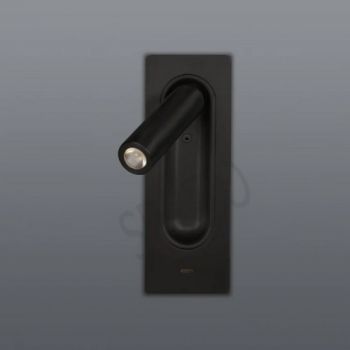 Spazio 8282/3030, 8282/30310, 8282/3031 Atlantis Usb Decorative, LED, recessed reading light with aluminium and metal body (Multiple Colours/Finishes)