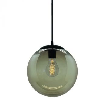 Spazio Pendant Lights 8546.250 Palla Fumo small 250mm With Pmma Shade. 3m Suspension
