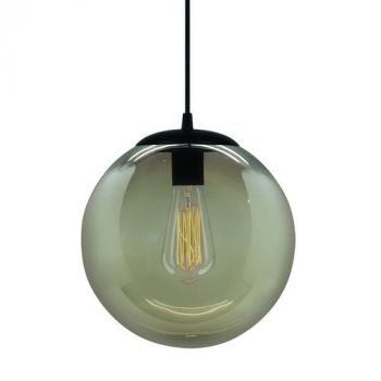 Spazio Pendant Lights 8546.300 Palla Fumo medium 300mm With Pmma Shade. 3m Suspension