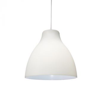 Spazio Pendant Lights 8549.31 Hennessy Interior E27 pendant with plastic base and polystyrene shade, 2m suspension White