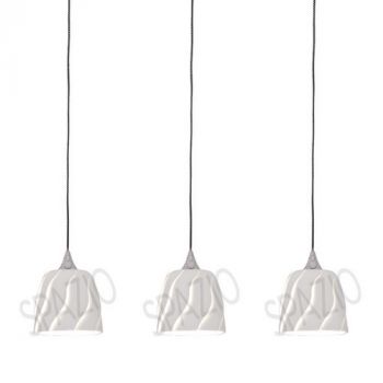 Spazio WYN-8597.2.31 Skelch 3 Pendants 3 X 13W White