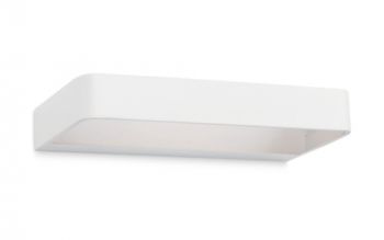Spazio Wall Light 8599.1 Mila Medium Wall Fitting With Aluminium Boday And Acrylic Diffuser, Includes Led Driver