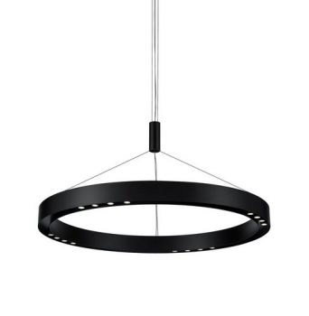 Spazio Pendant Lights 8654.3030 Quarzo Dimmable LED Fitting With Aluminium Body. 3m Suspension Includes Led Driver