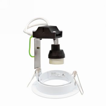 Spazio 86901.3 Gu10 Lampholder Conversion Kit For 12V Downlights. Includes Earth With Nylon Sleeve