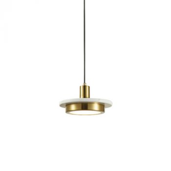 Spazio Pendant Lights 8700.1, 8700.2 Interior Fitting With Metal Base And Marble Body 14W (Multiple Colour/Finishes)
