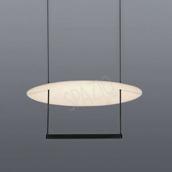 Spazio 8707.4 Aha Moment 420 Interior, up and down light LED pendant with aluminium body and metal diffuser 
