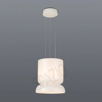 Spazio 8743.03 Strata 3 LED, Interior Pendant with metal base and Glass shade Opal, Glass