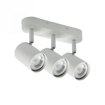 Spazio Spotlight 8911.6.31, 8911.6.30 Pulse 3 Light Adjustable Surface Spot With Aluminium Body 3x10W (Multiple Colours/Finishes)